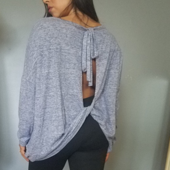 KNOTTED CUTOUT MARLED CUTOUT TOP - Picture 3 of 6